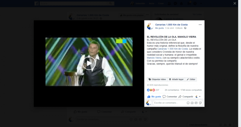 Pantallazo de las reproduciones del video (Foto TA)